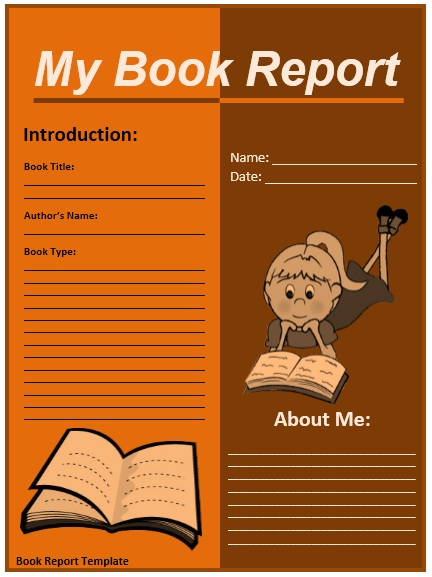 one page book report