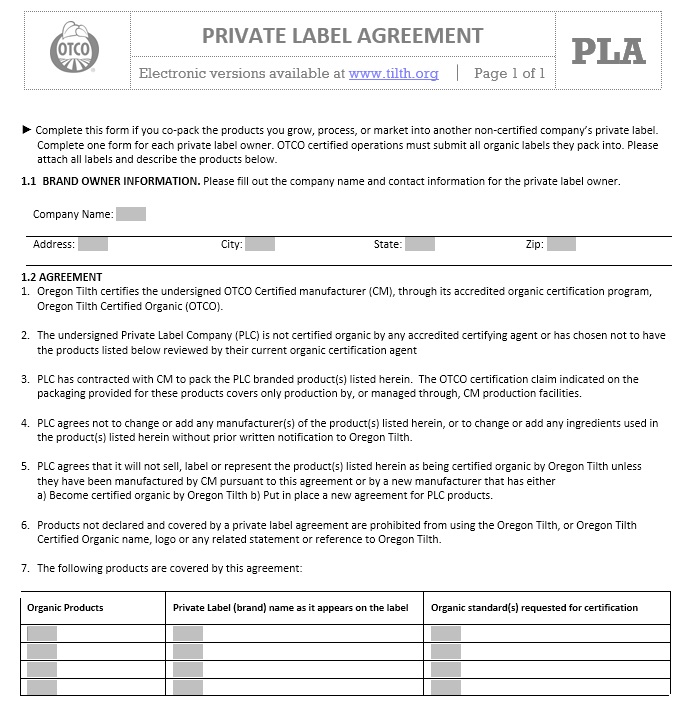 White Label Agreement Template