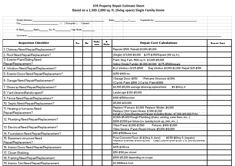 12-free-sample-home-repair-estimate-templates-printable-samples