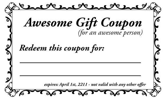 birthday coupon template kids