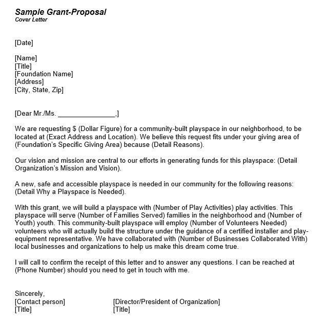 Letter sample proposal Proposal Letter