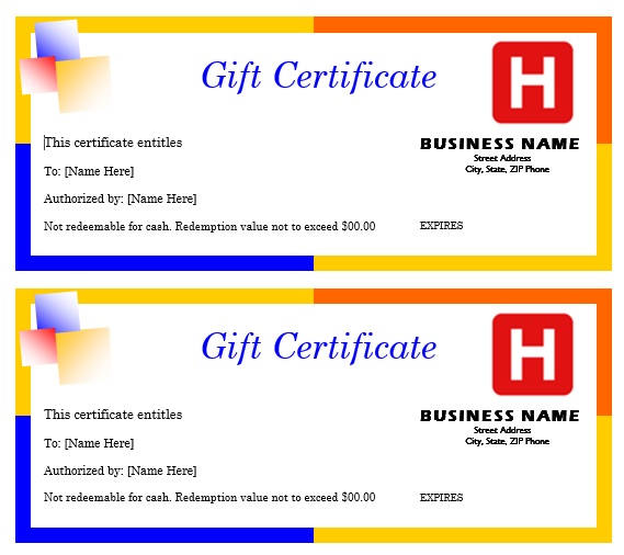 7 Free Sample Travel Gift Certificate Templates - Printable Samples