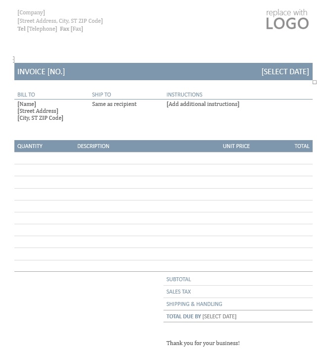 Cleaning-Invoice-Template 1 - Printable Samples
