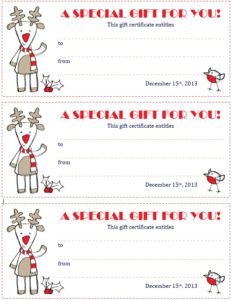 7 Free Holiday Discount Coupon Templates - Printable Samples