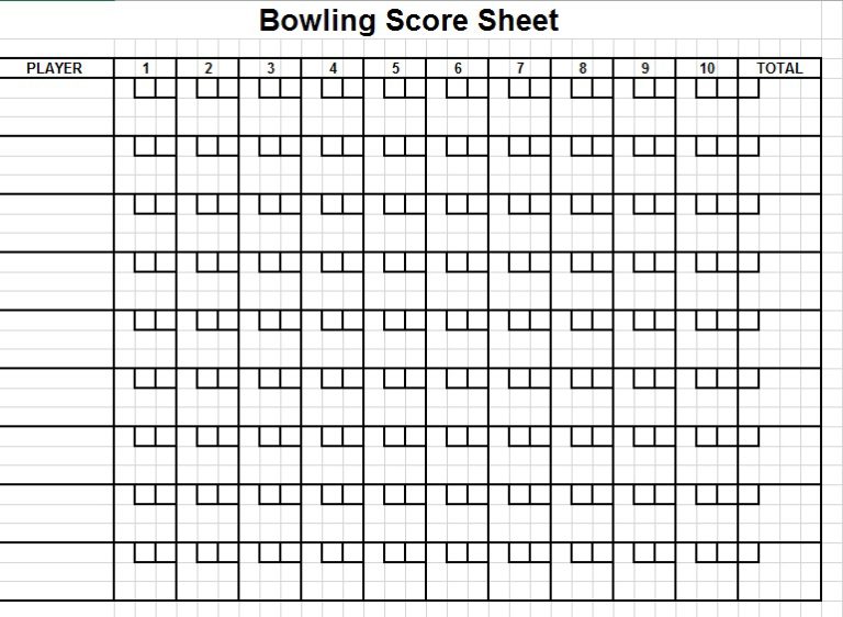 11 Free Sample Cricket Score Sheet Templates Printable Samples