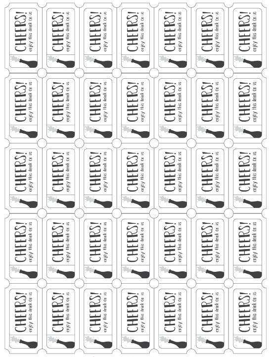 8 Free Sample Drinks Voucher Templates Printable Samples