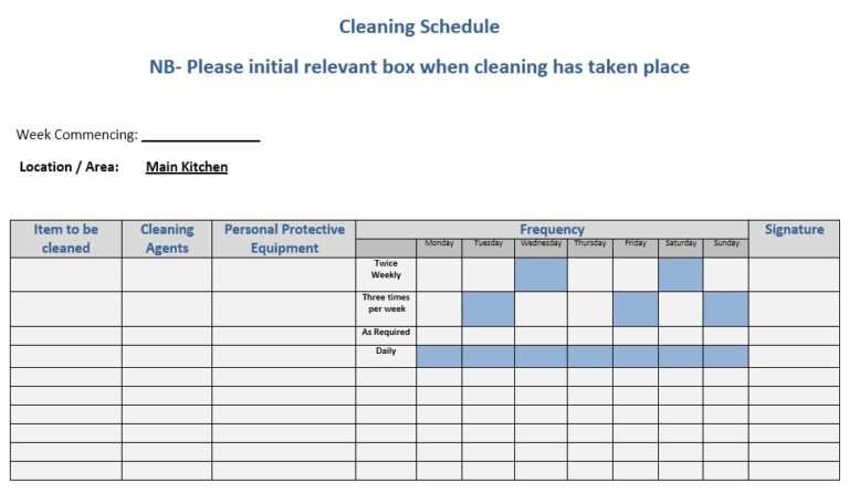 13 Free Sample Daily Chore List Templates - Printable Samples