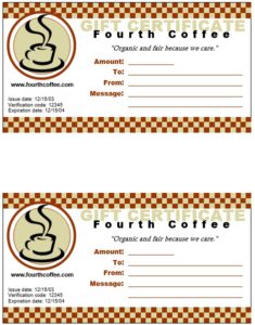 7 Free Sample Meal Voucher Templates - Printable Samples