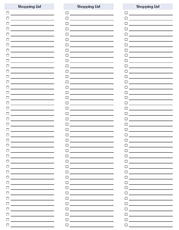 list templates archives printable samples