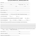 7 Free Sample Food Voucher Templates - Printable Samples