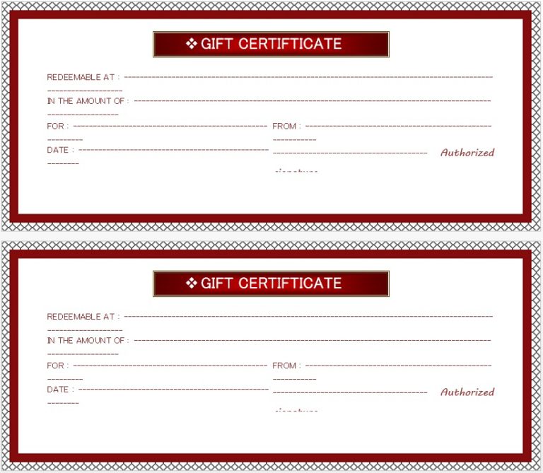 9 Free Sample Birthday Voucher Templates - Printable Samples