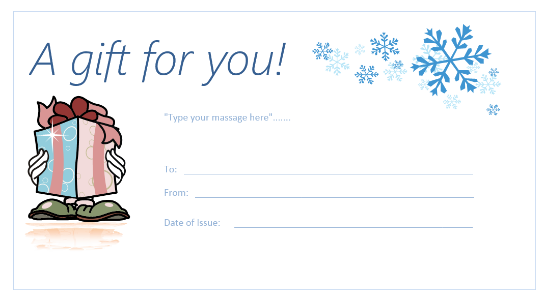 Gift Voucher Template 10