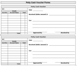 Image 2 for Petty Cash Voucher Template