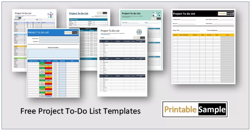 Project To-do List Templates