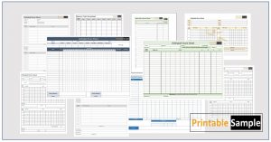 Volleyball Score Sheets