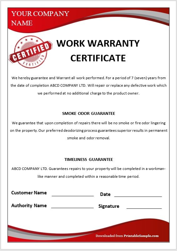 18-free-sample-warranty-certificate-templates-printable-samples