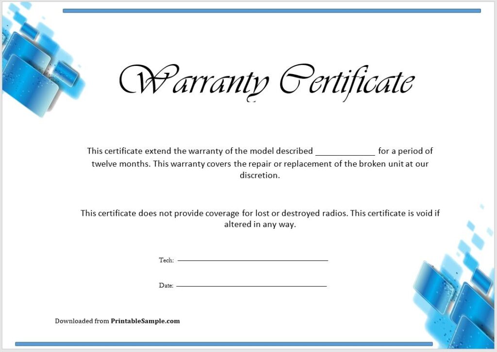 18-free-sample-warranty-certificate-templates-printable-samples