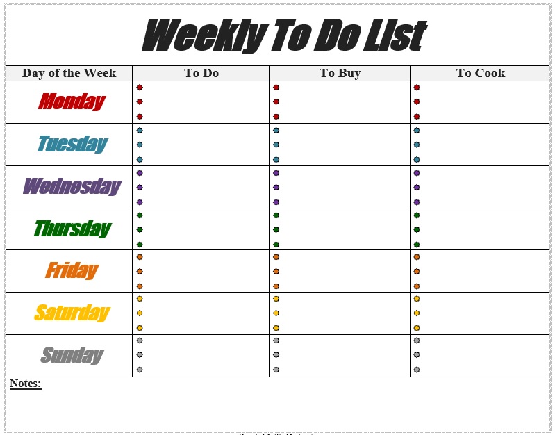 10-free-sample-weekly-to-do-list-templates-printable-samples