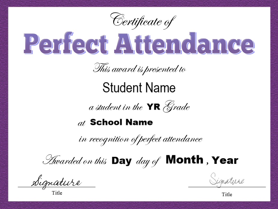 8-free-sample-attendance-certificate-templates-printable-samples