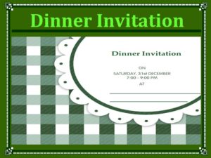 14 Free Dinner Party Invitation Templates - Printable Samples