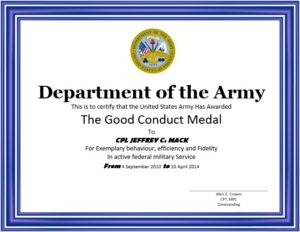 8 Free Sample Good Conduct Certificate Templates - Printable Samples