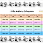 Kids Activity Schedule Template 09