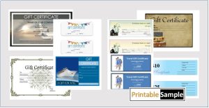 trousrism gift certificate templates image