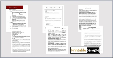 loan agreement templates image