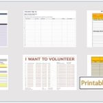 sample volunteer sign-up sheet templates image