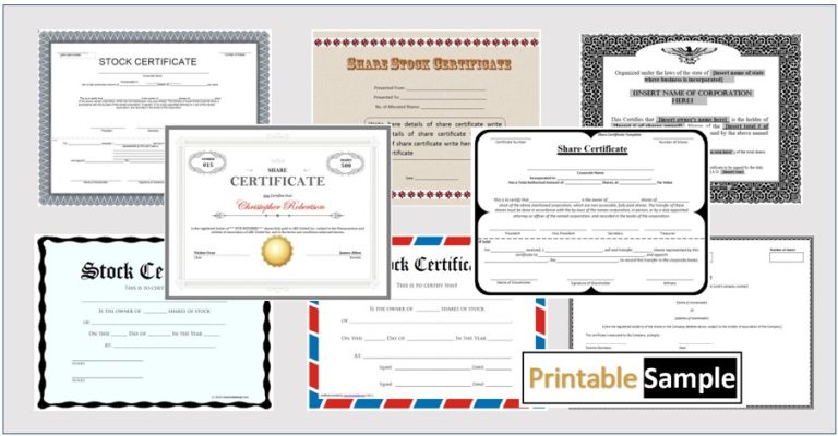 06 Free Birth Certificate Templates - Printable Samples