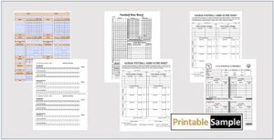 football score sheet templates image