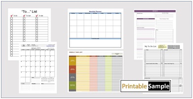 monthly to do list templates image