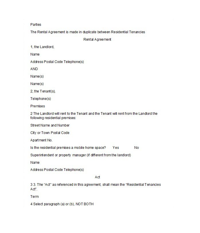 Rental Application Form 19