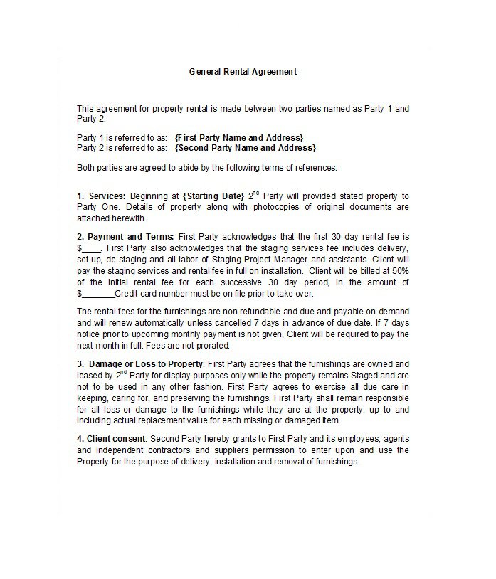 Rental Application Form 20