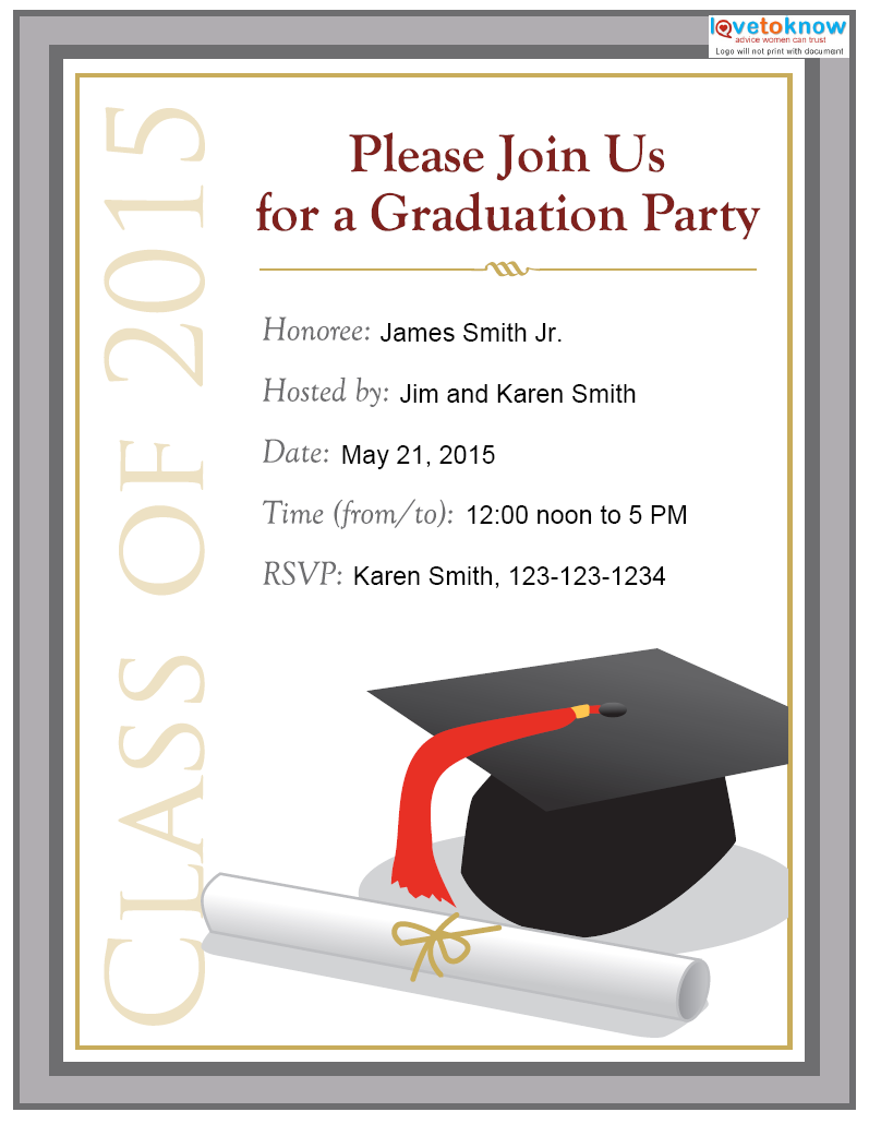 Graduation Invitation Templates Walgreens