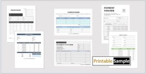sample payment voucher templates image