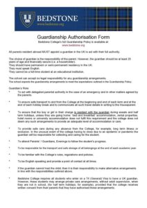 30 Free Guardianship Forms - Printable Samples
