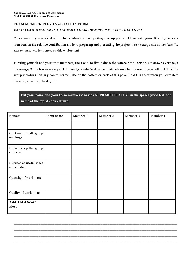 peer evaluation form 021