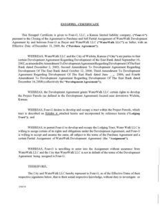 21 Free Estoppel Certificate Forms - Printable Samples