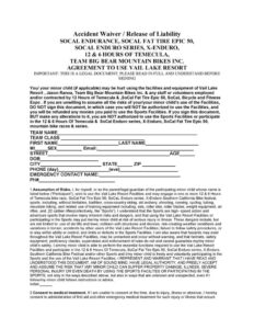 36 Free Release of Liability Forms - Printable Samples