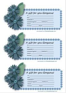 30 Free Gift Certificate Templates - Printable Samples 2024