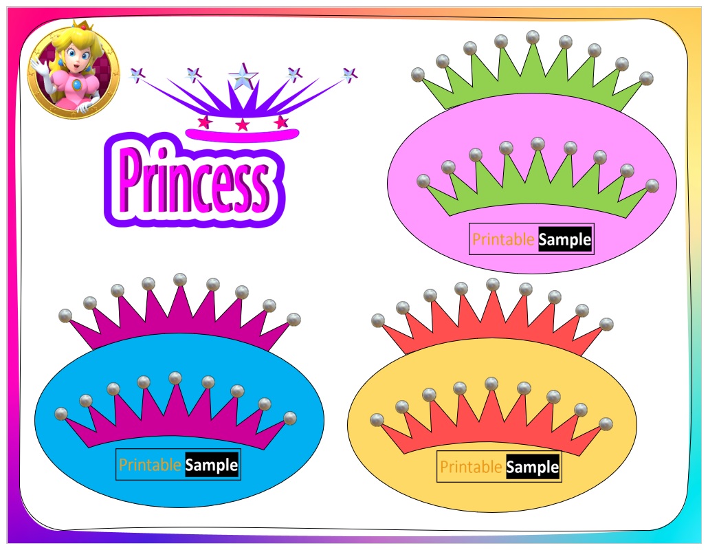 Paper Crown Template 09