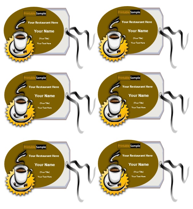 Name tag Template 07