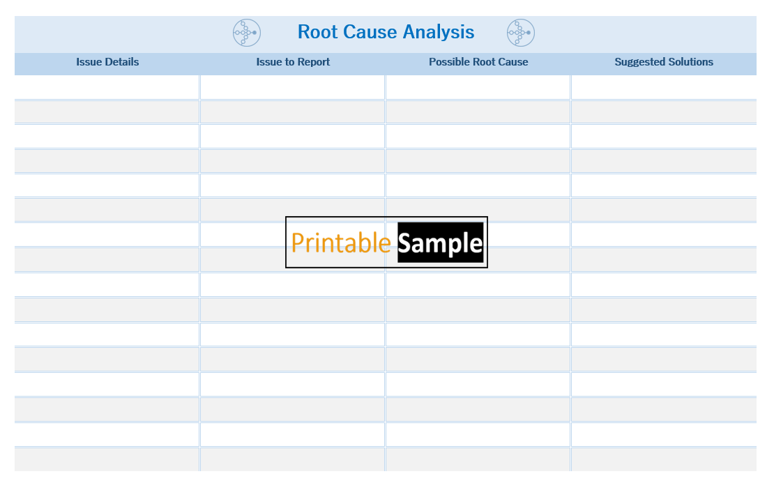10 Free 10 Free Root Cause Analysis Templates Printable Samples 10 Free 10 Free Root Cause Analysis Templates Printable Samples