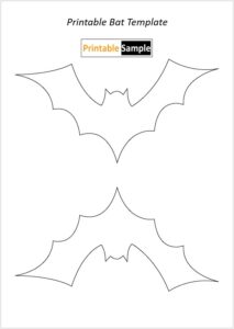 Printable Bat Template 05