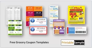 Grocery Coupon Templates