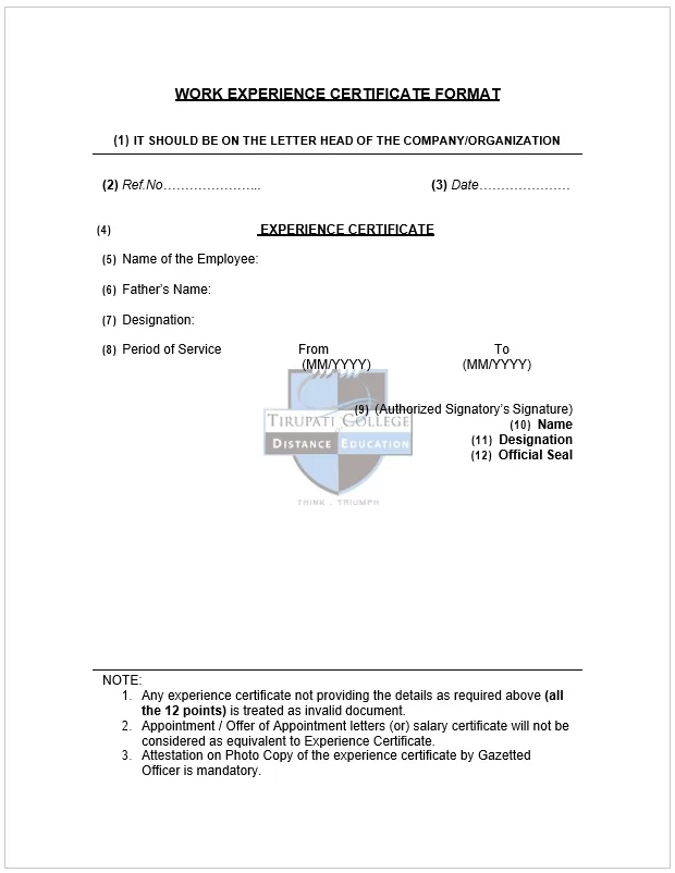 Certificate of Employment 02