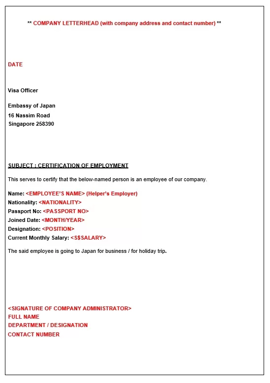 Certificate of Employment 26