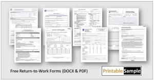 Return to Work Forms