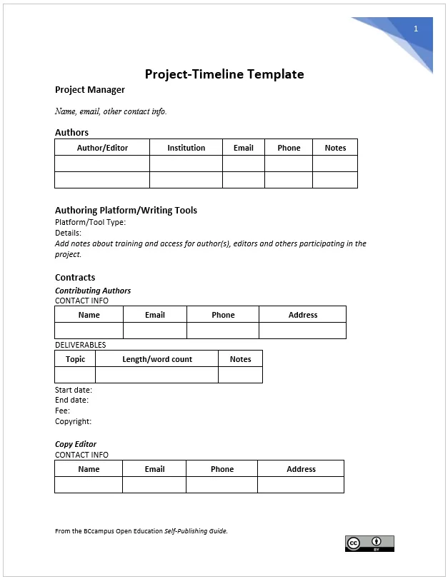Timeline Template 01